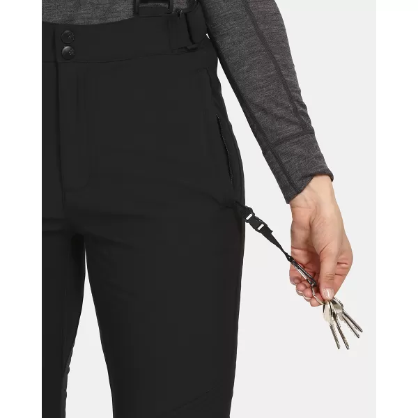  Softshell-Skihose für Damen KILPI RHEA-W UL0407KI SCHWARZ 