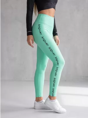 Lange Premium-Leggings für Damen ALTISPORT VOJ/ALW021LEG01 TÜRKIS