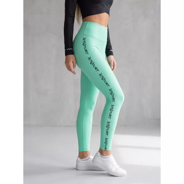  Lange Premium-Leggings für Damen ALTISPORT VOJ/ALW021LEG01 TÜRKIS 