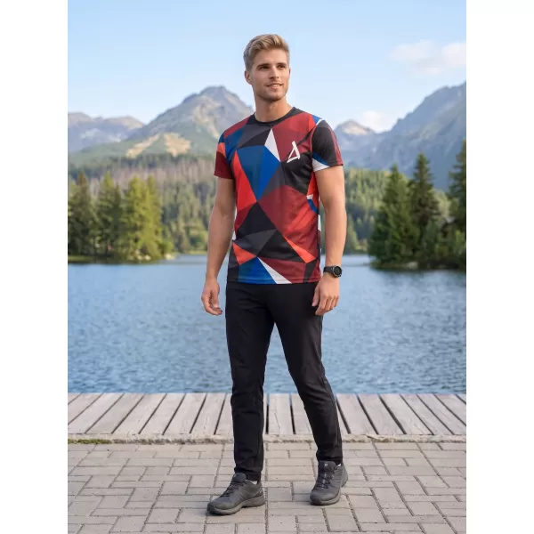  Herren Funktions-T-Shirt Premium Plus ALTISPORT VOJ/ALM007TR02 MARINEBLAU/ROT 