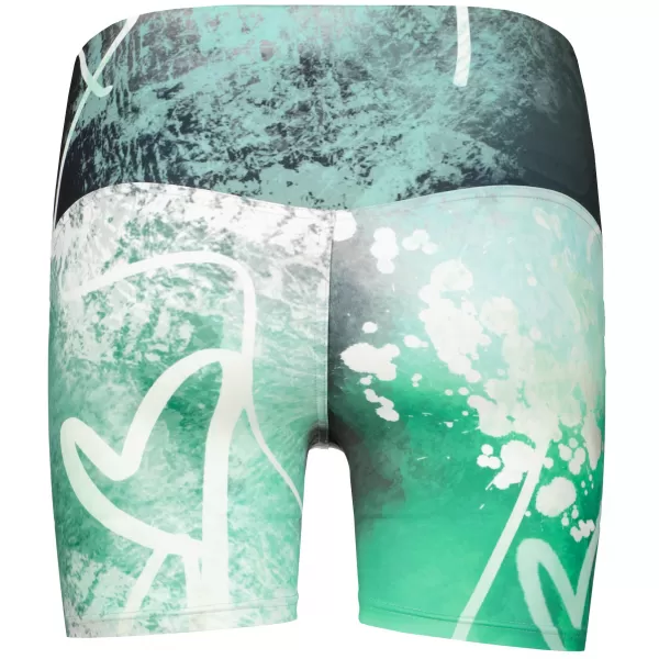  Kurze Premium-Leggings für Damen ALTISPORT VOJ/ALW017LEG03 TÜRKIS 