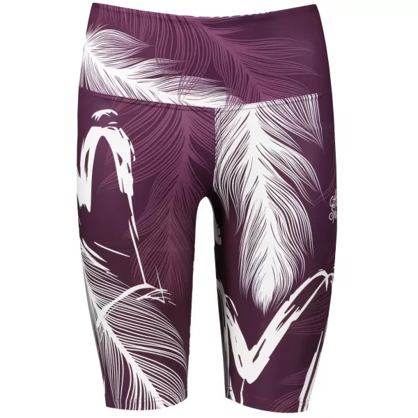 Damen-Leggings oberhalb des Knies Premium ALTISPORT VOJ/ALW001LEG02 LILA/WEIß 