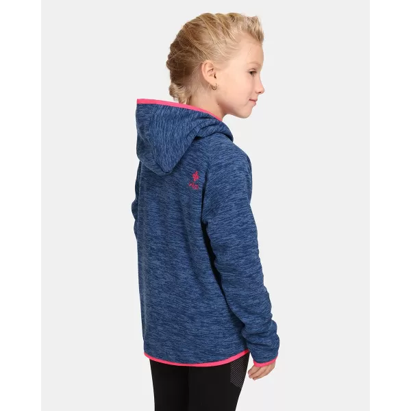  Fleece-Sweatshirt für Mädchen KILPI FLOND-JG UJ0253KI DUNKELBLAU 