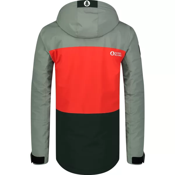  Herren-Skijacke NORDBLANC NIVAL NBWJM7923 ORANGEFARBENE TINTE 