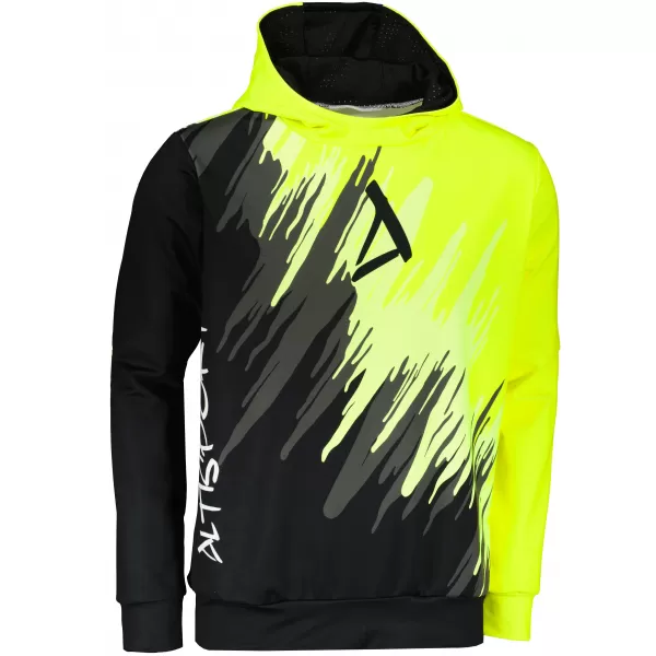  Hochwertiges Funktions-Sweatshirt für Herren ALTISPORT VOJ/ALM006MI01 SCHWARZ UND GELB 