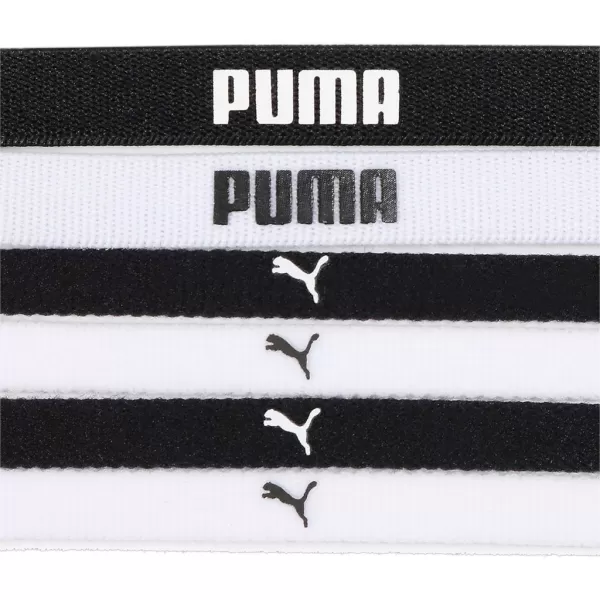  Damen-Stirnband PUMA AT SPORTBANDS (6PCS) 053452-09 SCHWARZ 