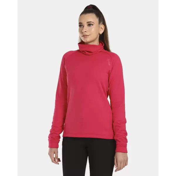  Stretch-Rollkragenpullover für Damen KILPI ROLO-W UL0210KI ROSA 