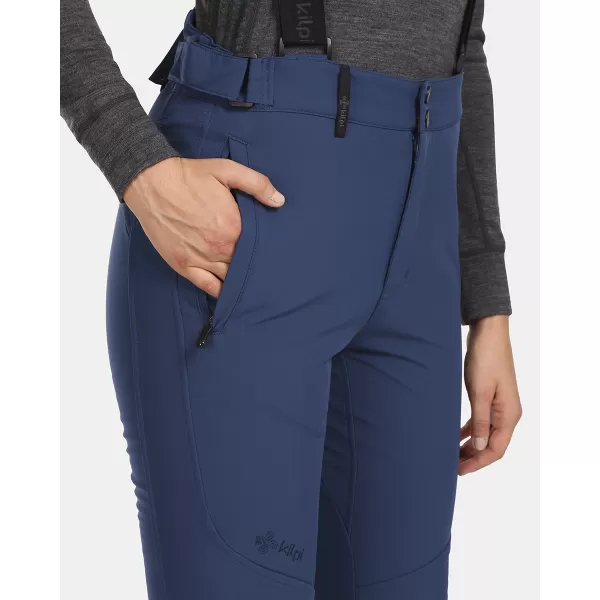  Softshell-Skihose für Damen KILPI RHEA-W UL0407KI DUNKELBLAU 
