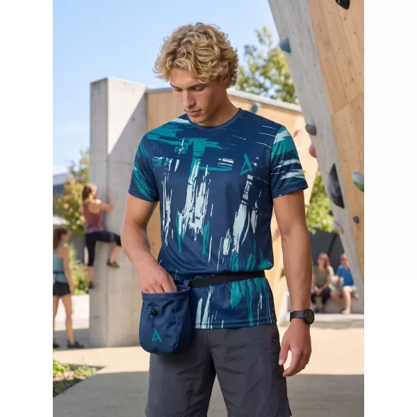  Hochwertiges Funktions-T-Shirt für Herren ALTISPORT VOJ/ALM010TR01 BLAU/SMARAGD 