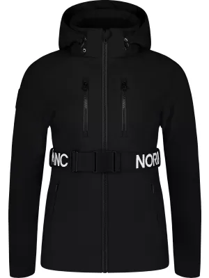 Softshell-Skijacke für Damen NORDBLANC APRES-SKI NBWJL7928 SCHWARZ