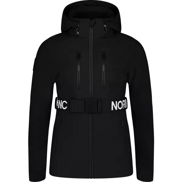  Softshell-Skijacke für Damen NORDBLANC APRES-SKI NBWJL7928 SCHWARZ 