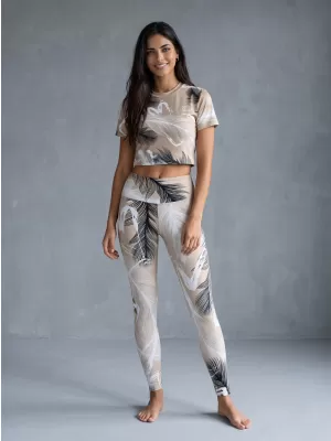 Lange Premium-Leggings für Damen ALTISPORT VOJ/ALW001LEG01 BRAUN