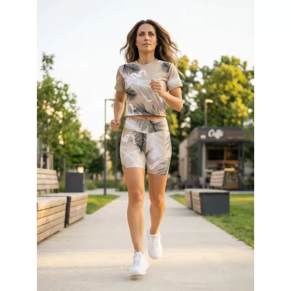 Damen-Leggings oberhalb des Knies Premium ALTISPORT VOJ/ALW001LEG02 BRAUN 