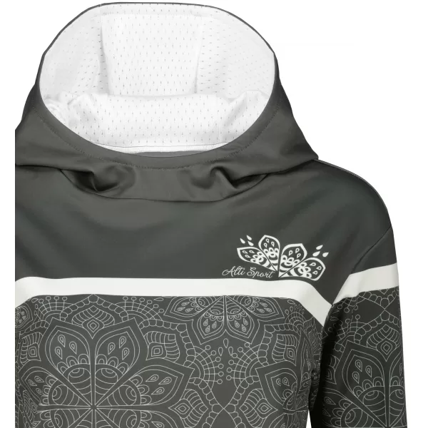  Premium-Sweatshirt für Damen ALTISPORT VOJ/ALW023MI01 GRAU 