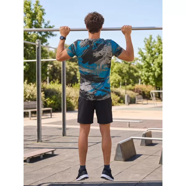  Hochwertiges Funktions-T-Shirt für Herren ALTISPORT VOJ/ALM014TR01 SCHWARZ/KEROSIN 