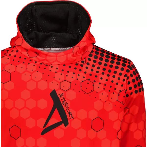  Hochwertiges Funktions-Sweatshirt für Herren ALTISPORT VOJ/ALM005MI01 ROT 