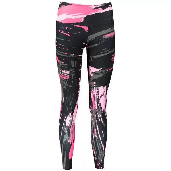  Lange Premium-Leggings für Damen ALTISPORT VOJ/ALW010LEG01 SCHWARZ/HELLROSA 