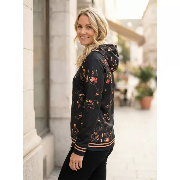  Premium-Sweatshirt für Damen ALTISPORT VOJ/ALW024MI01 SCHWARZ 