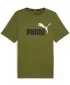 Herren-T-Shirt PUMA ESS+ 2 COL LOGO TEE 586759-35 GRÜN