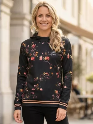 Premium-Sweatshirt für Damen ALTISPORT VOJ/ALW024MI01 SCHWARZ