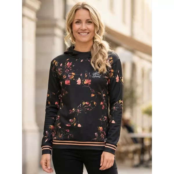  Premium-Sweatshirt für Damen ALTISPORT VOJ/ALW024MI01 SCHWARZ 