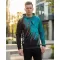 Hochwertiges Funktions-Sweatshirt für Herren ALTISPORT VOJ/ALM006MI01 SCHWARZ/KEROSIN