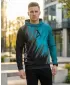 Hochwertiges Funktions-Sweatshirt für Herren ALTISPORT VOJ/ALM006MI01 SCHWARZ/KEROSIN
