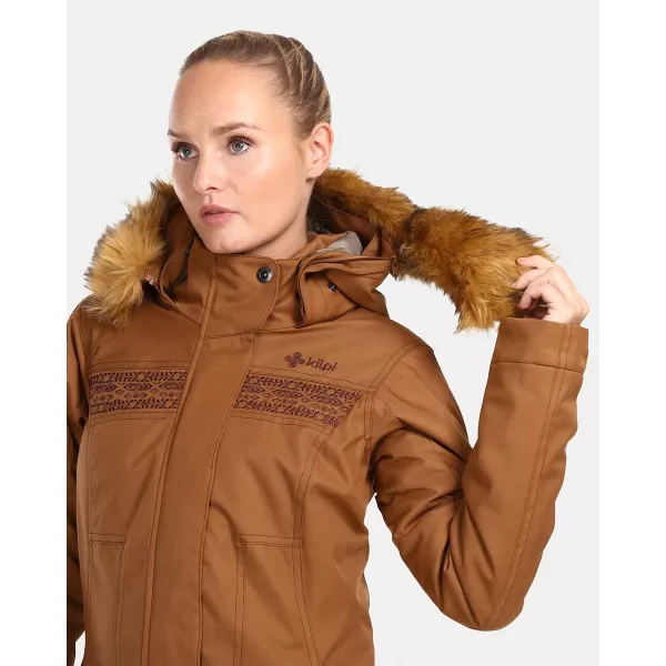  Wintermantel für Damen KILPI PERU-W UL0125KI BRAUN 