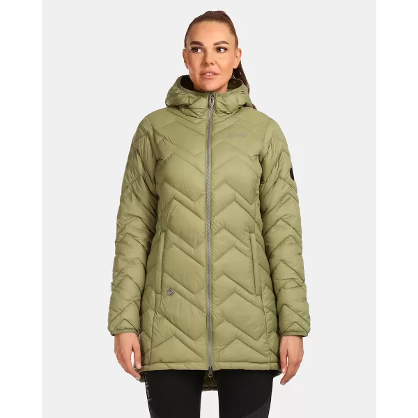  Isolierter Damenmantel KILPI LEILA-W UL0130KI GRÜN 