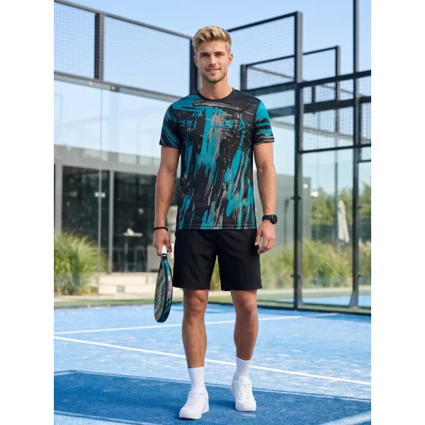  Hochwertiges Funktions-T-Shirt für Herren ALTISPORT VOJ/ALM010TR01 SCHWARZ/SMARAGD 