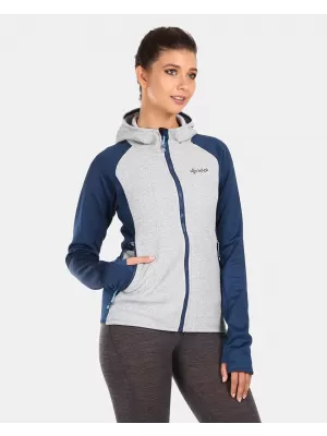 Warmes Damen-Sweatshirt KILPI VERSAM-W UL0205KI DUNKELBLAU