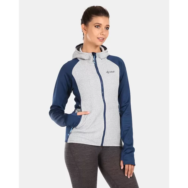  Warmes Damen-Sweatshirt KILPI VERSAM-W UL0205KI DUNKELBLAU 