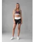 Kurze Premium-Leggings für Damen ALTISPORT VOJ/ALW022LEG03 SCHWARZ ROSA