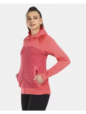 Sportliches Damen-Sweatshirt KILPI LAYANA-W UL0202KI ROSA