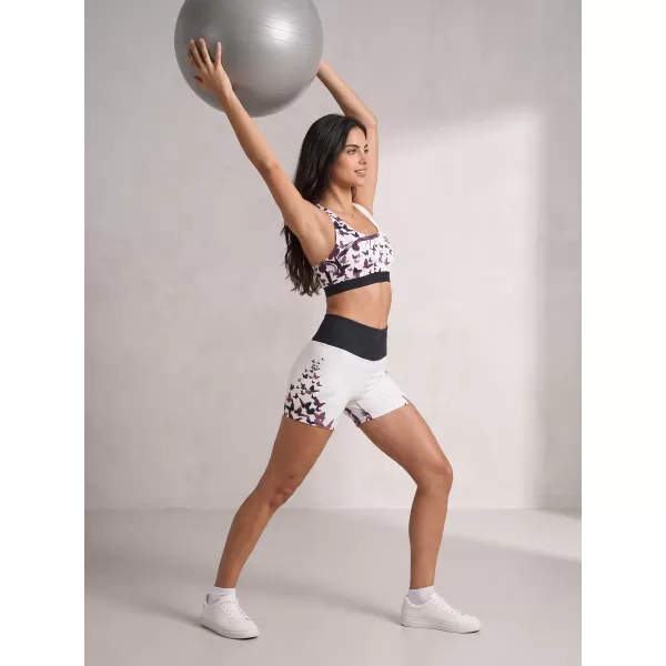  Kurze Premium-Leggings für Damen ALTISPORT VOJ/ALW022LEG03 WEIß 