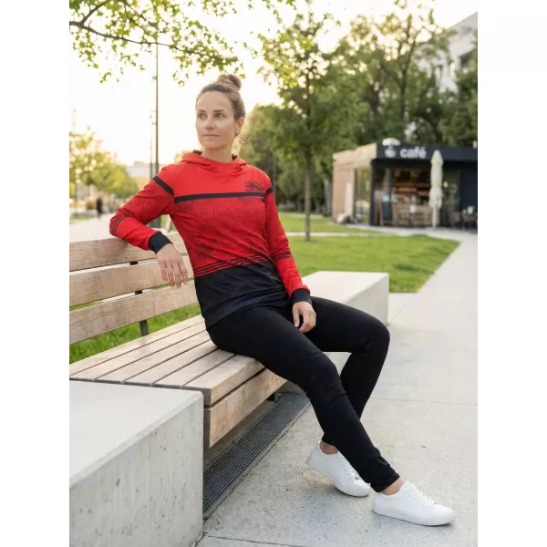  Premium-Sweatshirt für Damen ALTISPORT VOJ/ALW023MI01 ROT 