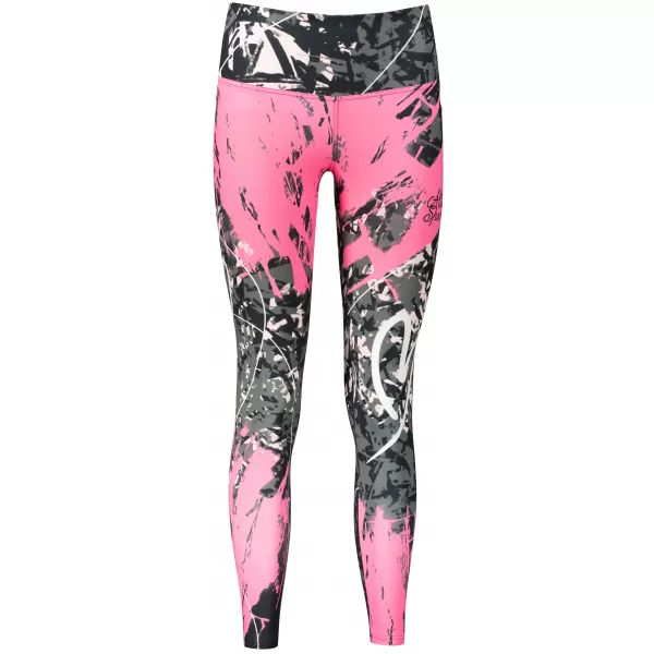  Lange Premium-Leggings für Damen ALTISPORT VOJ/ALW018LEG01 SCHWARZ ROSA 