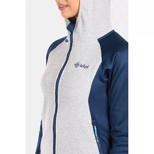  Warmes Damen-Sweatshirt KILPI VERSAM-W UL0205KI DUNKELBLAU 
