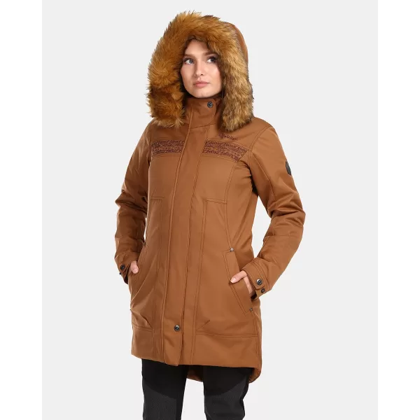  Wintermantel für Damen KILPI PERU-W UL0125KI BRAUN 