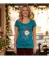 Damen-T-Shirt ALTISPORT VANOCE03W120 DUNKLES TÜRKIS