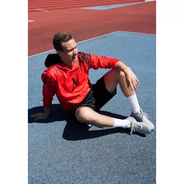  Hochwertiges Funktions-Sweatshirt für Herren ALTISPORT VOJ/ALM005MI01 ROT 