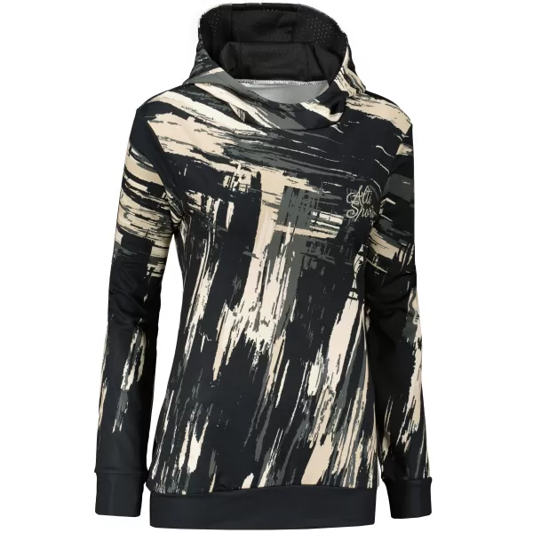  Hochwertiges Funktions-Sweatshirt für Damen ALTISPORT VOJ/ALW010MI01 SCHWARZ BRAUN 