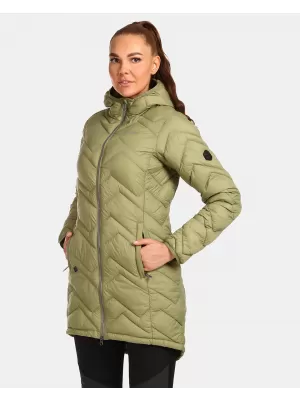 Isolierter Damenmantel KILPI LEILA-W UL0130KI GRÜN