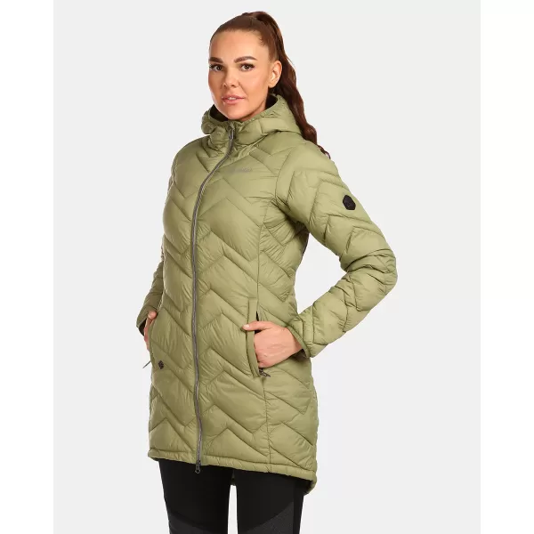  Isolierter Damenmantel KILPI LEILA-W UL0130KI GRÜN 