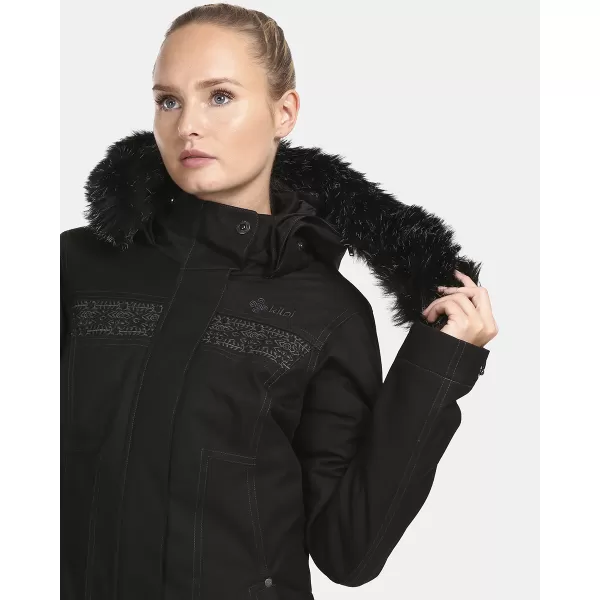  Wintermantel für Damen KILPI PERU-W UL0125KI SCHWARZ 