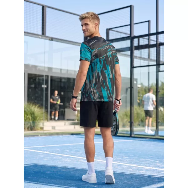  Hochwertiges Funktions-T-Shirt für Herren ALTISPORT VOJ/ALM010TR01 SCHWARZ/SMARAGD 