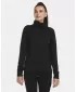 Stretch-Rollkragenpullover für Damen KILPI ROLO-W UL0210KI SCHWARZ