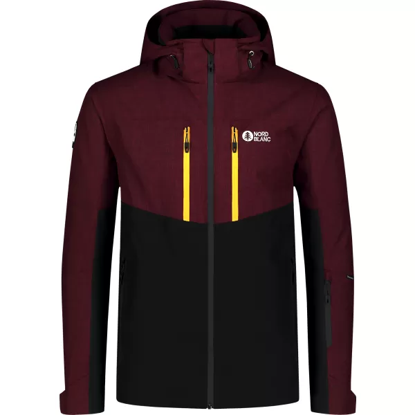  Herren-Skijacke NORDBLANC OFFHAND NBWJM7927 BURGUND 