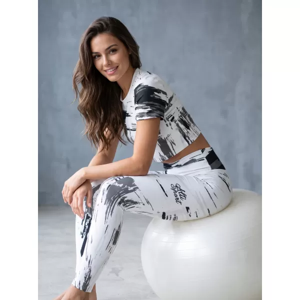  Lange Premium-Leggings für Damen ALTISPORT VOJ/ALW010LEG01 WEIß 
