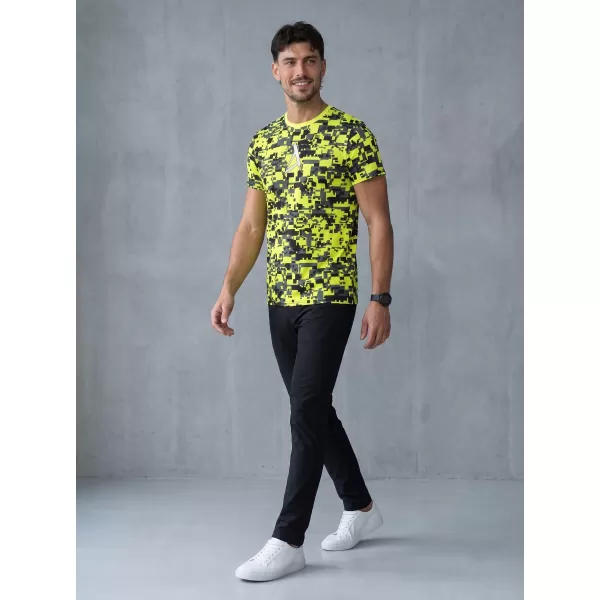  Herren Premium Plus Funktions-T-Shirt ALTISPORT VOJ/ALM011TR02 NEON GELB 